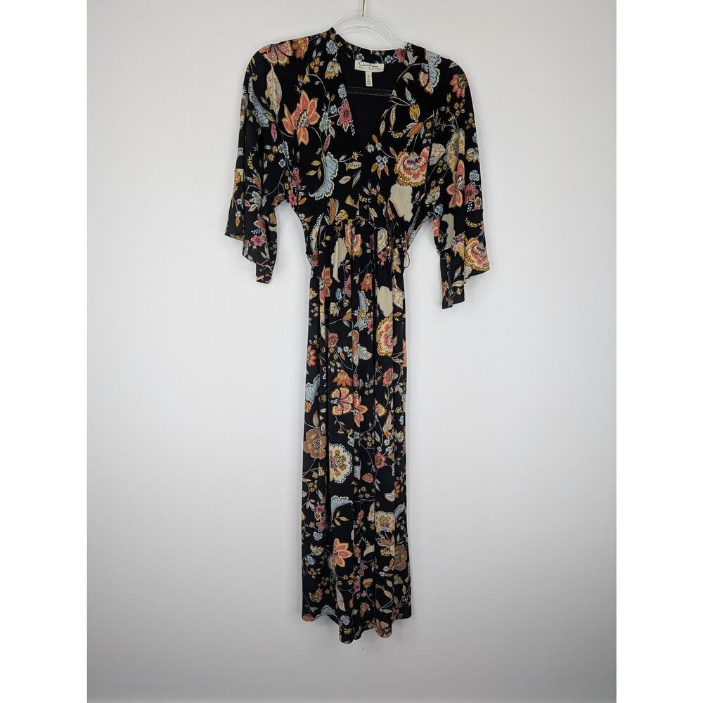 Jessica Simpson Maternity Dress Womens Medium Floral Maxi Boho Flowy Sleeve